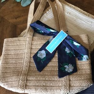 NWT Draper James straw bag